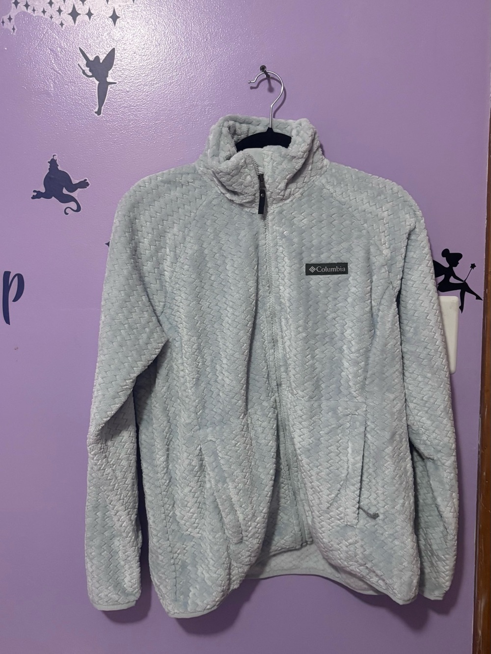 Columbia Light blue  Plush Full-Zip Fleece Jacket